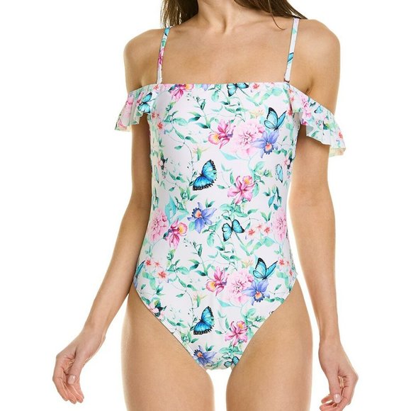 Nanette Lepore One Piece Swimsuit Off Shoulder or Strapless - Picture 1 of 2